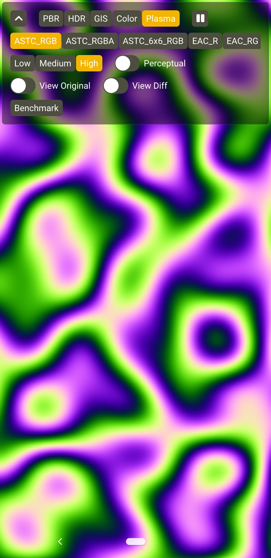 Spark Demo: plasma texture